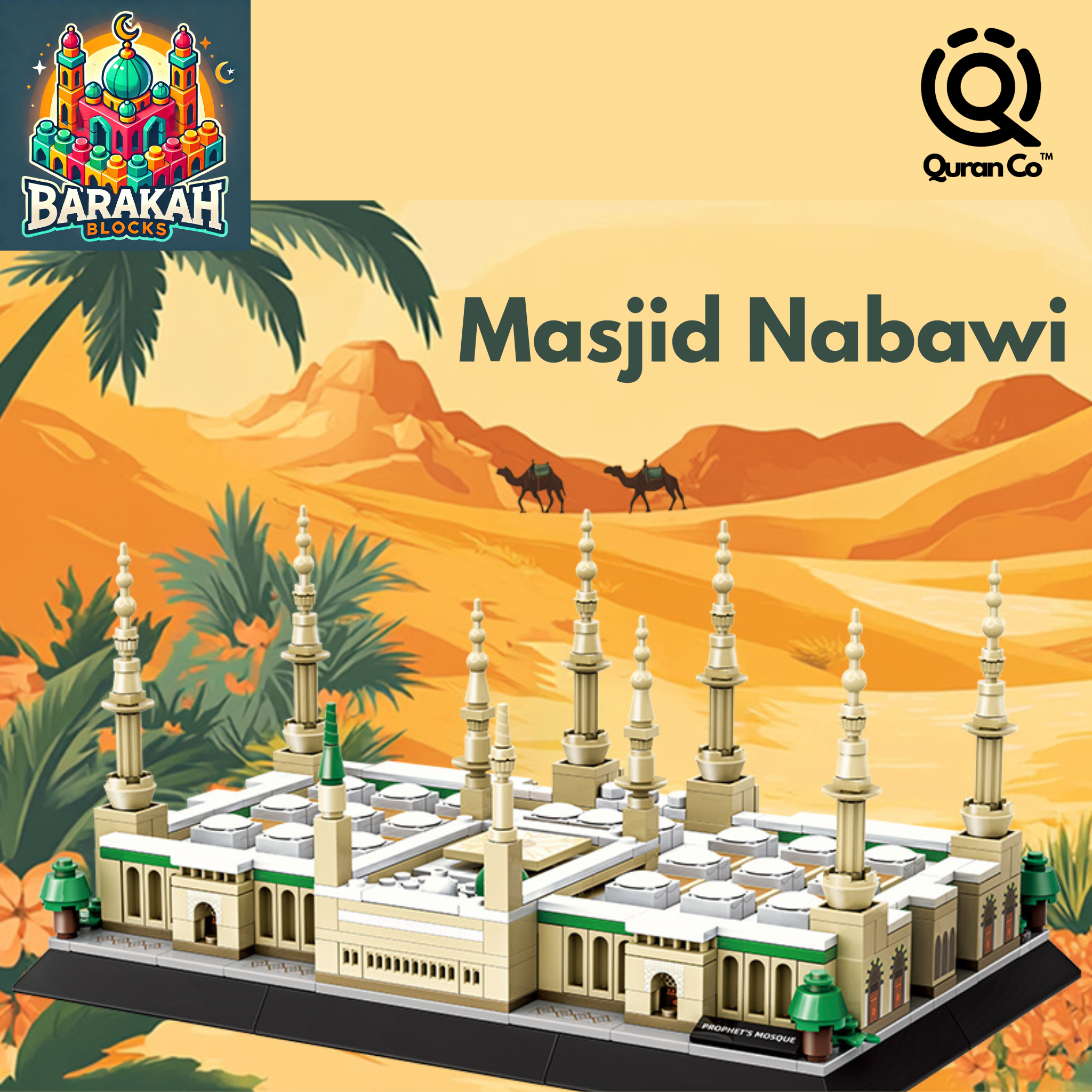 Masjid An Nabawi Building Blocks Set