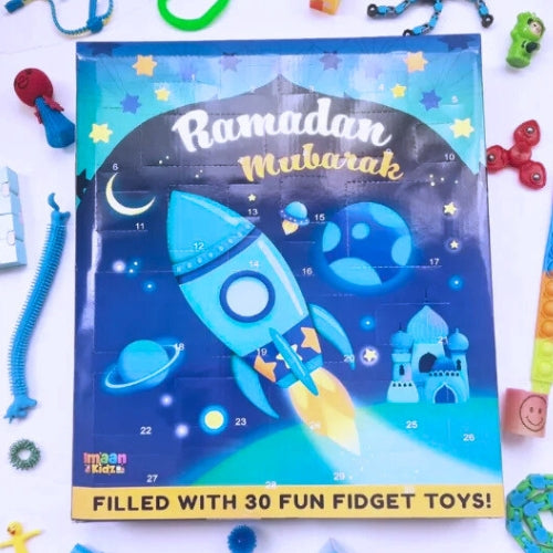 Ramadan Fidget Countdown Calendar - Blue