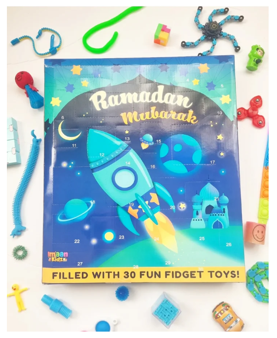 Ramadan Fidget Countdown Calendar - Blue