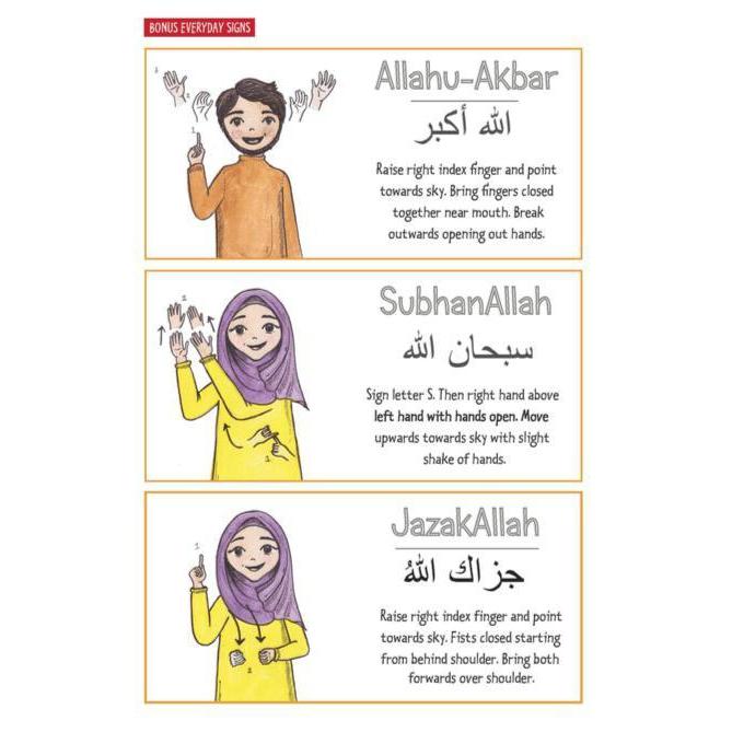 A-Z of Islamic Signs in BSL Book - Quran Co™