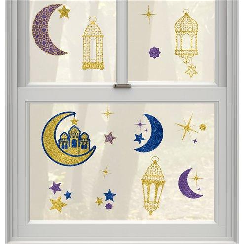 Ramadan Window Clings Decorations - Quran Co™