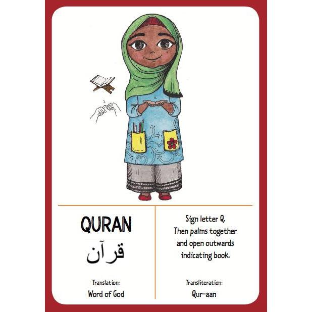 Special Bundle: A-Z Islamic Signs Book & Flashcards